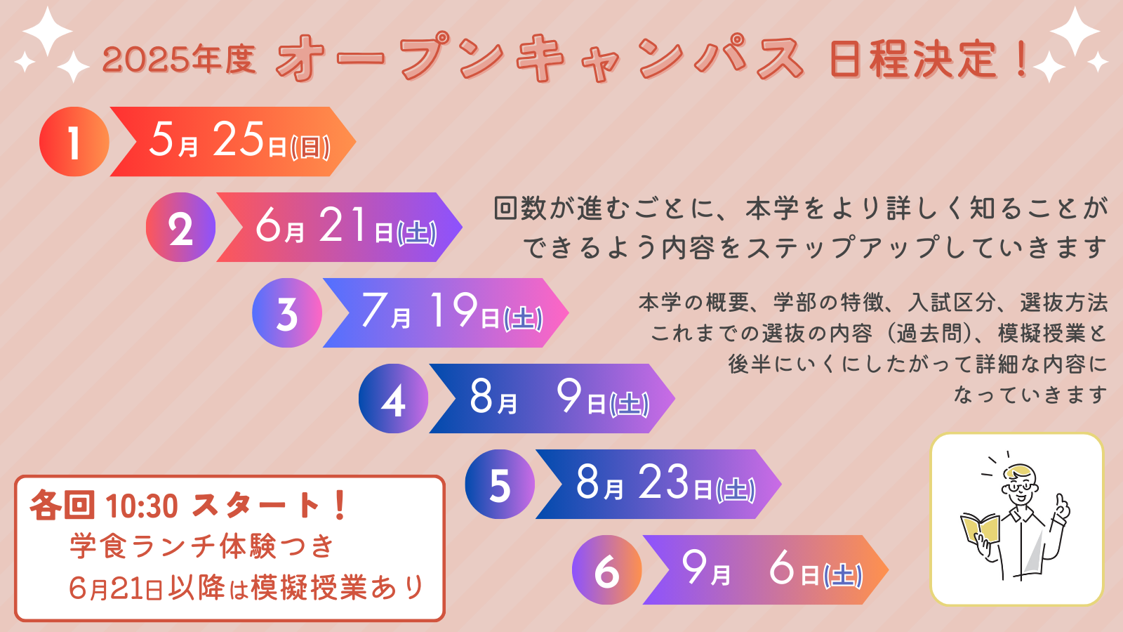 2025年度 オープンキャンパス 日程のお知らせ | 長岡大学